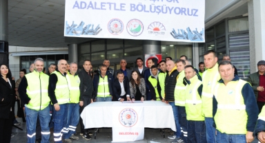 Balçova'da yeni yıl, işçiye maaş zammı ile geldi