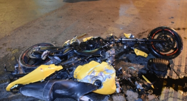 Bornova’da motosiklet kazası: 1 ölü, 1 yaralı