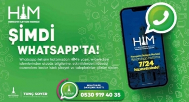Büyükşehir artık WhatsApp’ta