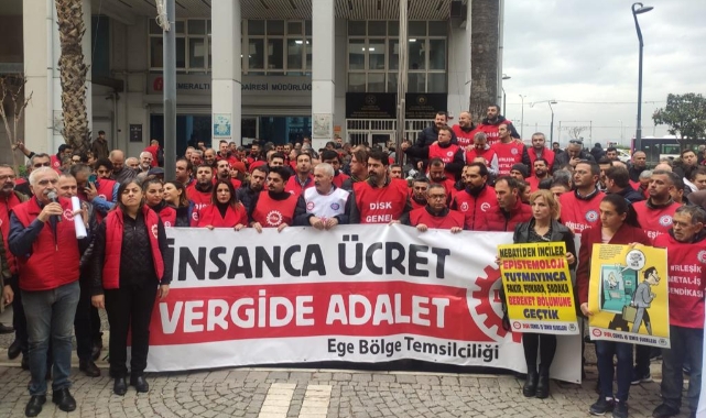 DİSK'ten 'vergide adalet' çağrısı