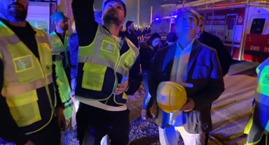 Son dakika…Başkan İduğ'dan devrilen vinç açıklaması