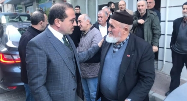 AK Partili Kırkpınar'a teşekkür ziyareti 