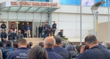 İşçilerden Belediye önünde eylem… 