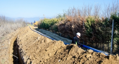 İZSU'dan Ödemiş’in İlkurşun mahallesine yeni su hattı