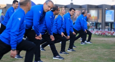 Konak zabıtası düzenli spora başladı