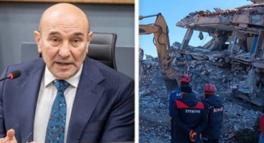 Başkan Soyer’den deprem raporu: İzmir olarak 225 araç ve 725 personelle görevdeyiz!