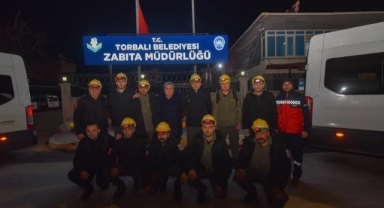 Depremzedelere Torbalı’dan personel desteği