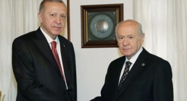 Erdoğan, Bahçeli ile bir araya geldi