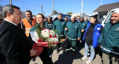 Konak Belediyesi'nin kahramanları yuvalarına döndü 