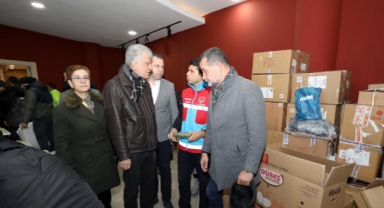 Narlıdere’den deprem bölgesine destek sürüyor