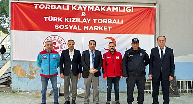 Torbalı Kızılay sosyal market kurdu
