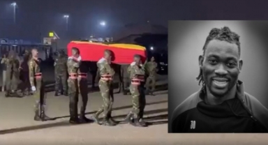 Ünlü futbolcunun cenazesi ülkesine gönderidi… Christian Atsu’ya son veda 