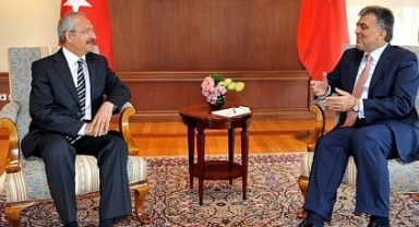 Abdullah Gül ile Kemal Kılıçdaroğlu bir araya geldi