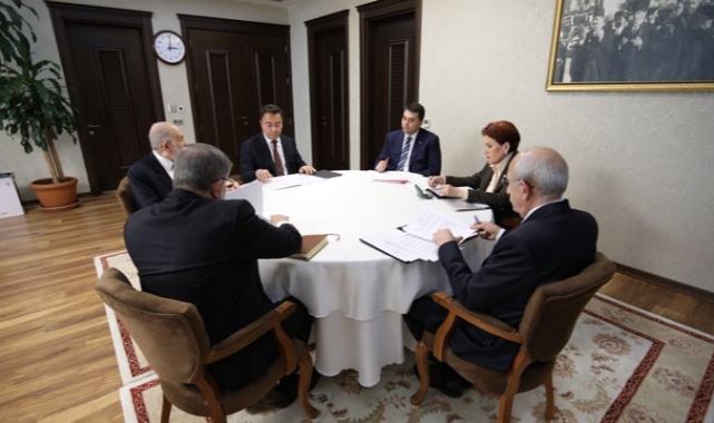 Altılı Masa yeniden bir arada!