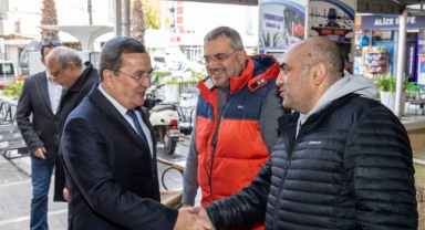 Batur’dan Gıda Çarşısı esnafına destek teşekkürü