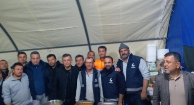 CHP'li vekillerden Güzelbahçe'nin konteyner kentine ziyaret 