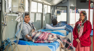 Hatay’daki sahra hastanesi şifa olmaya devam ediyor