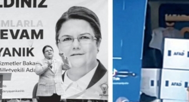 AFAD kolisiyle oy istedi!