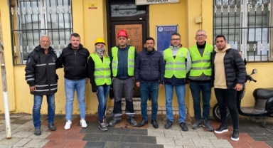 Gaziemir'den deprem bölgesine hasar tespit desteği 