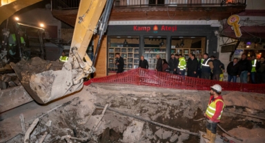 İzmir'in tarihi çarşısında çalışmalar sürüyor... 