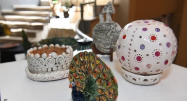 Ressam babadan sanat mirası... 