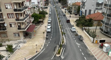 Seferihisar'da beş milyonluk yatırım... Şehit General Temel Cingöz Caddesi yenilendi 