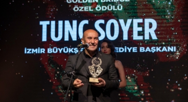 Başkan Soyer'e Golden Bridge ödülü...