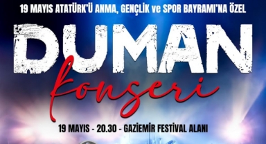 Gaziemirliler 19 Mayıs'ı Duman konseriyle kutlayacak