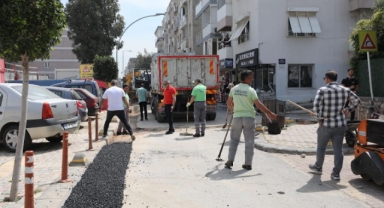 Narlıdere'de asfalt yenileme çalışmaları hız kazandı