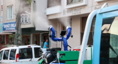 Buca’da sivrisineklere karşı ilaçlama başladı