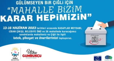 Çiğlililer öneri ve şikayetlerini iletmek için sandık başına gidiyor