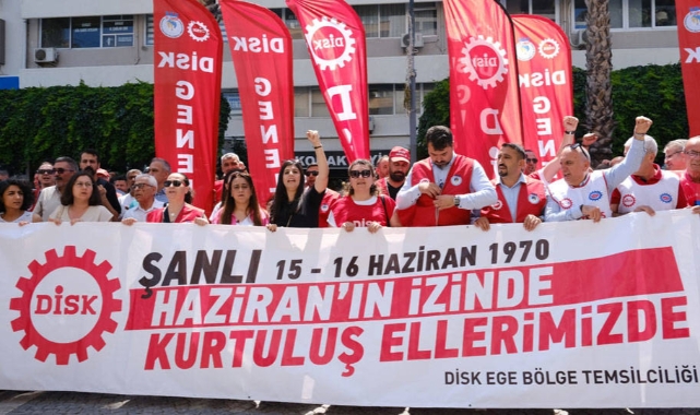 DİSK Ege Bölge Temsilciliği: “Sendikalarımız, işçi sınıfının birlik ve dayanışmasını büyütmeye devam edecektir”