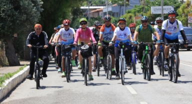 Güzelbahçeliler Dünya Çevre Günü için pedal çevirdi