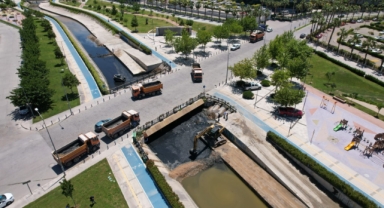 Peynircioğlu Deresi'nin temizliği tamamlandı! 2 bin 500 ton malzeme çıkarıldı...