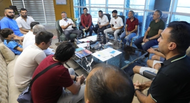 Bayraklılı sporculardan Başkan Sandal'a şampiyonluk ziyareti