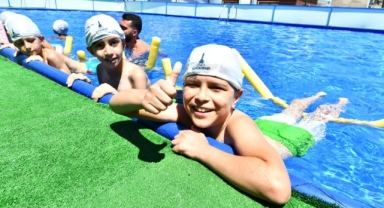 Dezavantajlı mahallelere İzBB dokunuşu... Çocuklar portatif havuzlarda buluşacak!