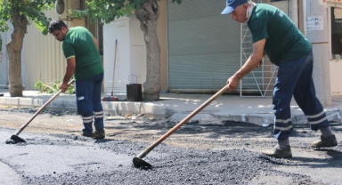 Dört buçuk yılda 50 bin ton asfalt... 