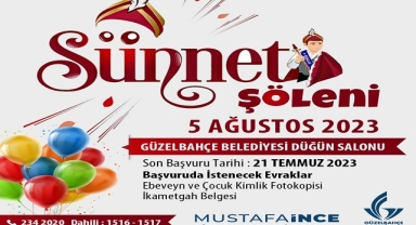 Güzelbahçe Belediyesi’nden Toplu Sünnet Töreni