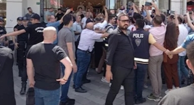 İYİ Parti'nin zam protestosuna polis müdahalesi