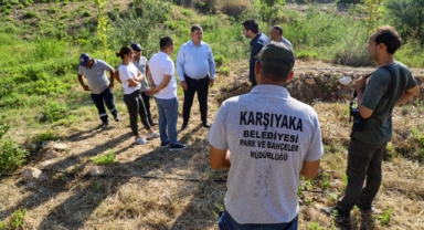 Karşıyaka Belediyesi'nden kent ormanı... 