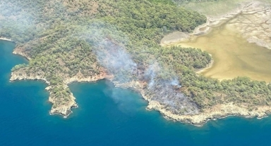 Muğla'da yangın paniği: İki hektarlık alan zarar gördü 