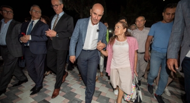 Tunç Soyer'den Sarnıç'a tramvay müjdesi