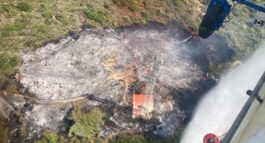 Alevler bu sefer Urla'dan yükseldi: İzmir'de orman yangını! 