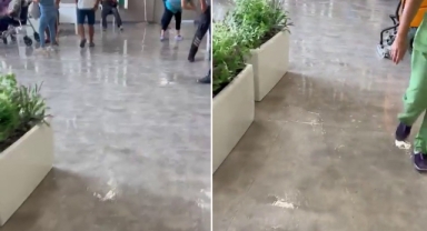 Defne Devlet Hastanesini yine su bastı