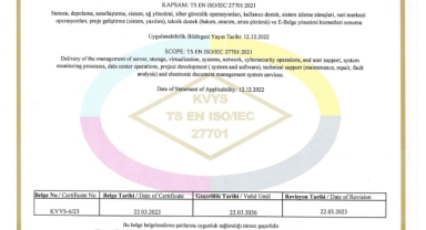 İzmir Büyükşehir Belediyesi ISO 27701 standardına sahip ilk “Büyükşehir” oldu