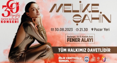 Melike Şahin 30 Ağustos'ta Efes Selçuk'ta sahne alacak