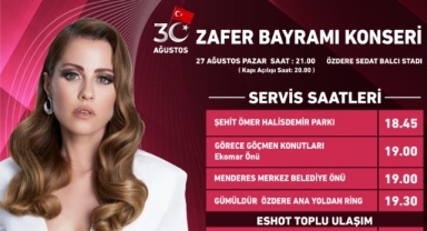  Menderes Zafer Coşkusunu Derya Uluğ İle Kutlayacak