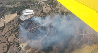 Menemen'de yangın paniği! Söndürme çalışmaları sürüyor