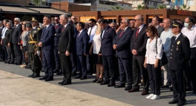 Narlıdere'de tören krizi: CHP İlçe Başkanlığı tören alanını terk etti!