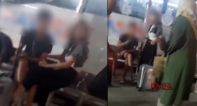 Öpüşen çiftlere tepki göstermişti... O kadın haberlere yayın yasağı aldırdı!